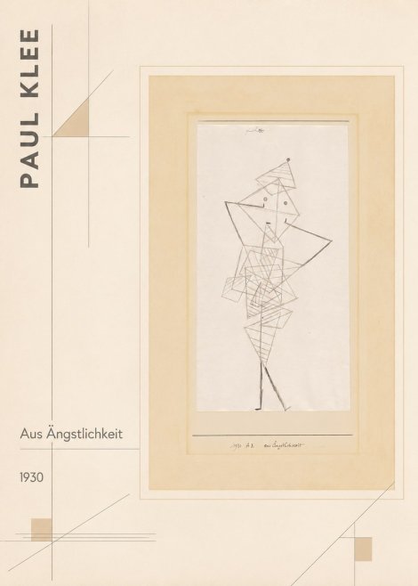 Paul Klee Aus Ängstlichkeit No2 - Poster
