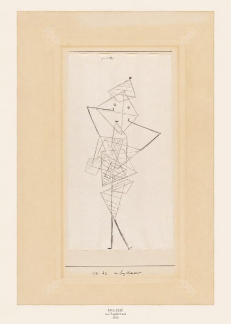 Paul Klee Aus Ängstlichkeit No6 - Poster