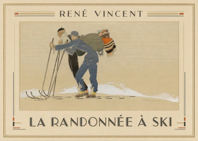 René Vincent La Randonnée À Ski No1 - Poster