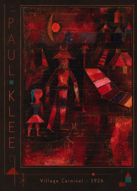 Paul Klee Village Carnival No2 - Poster