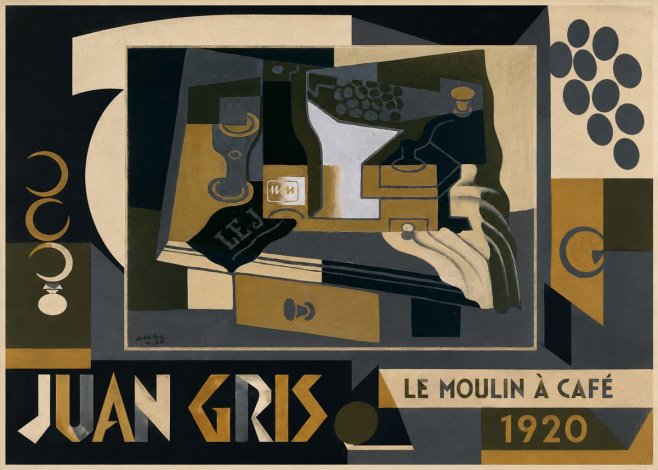 Juan Gris Le Moulin À Café No6 - Poster
