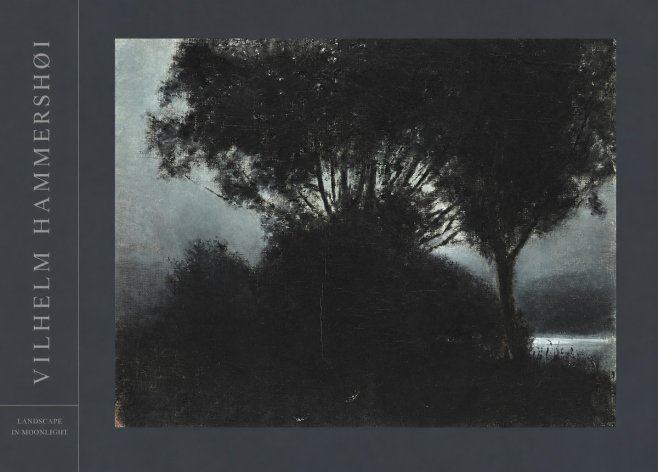 Vilhelm Hammershøi Landscape in Moonlight No4 - Poster