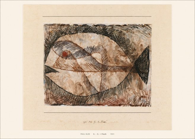 Paul Klee C. - C. = Fisch No5 - Poster