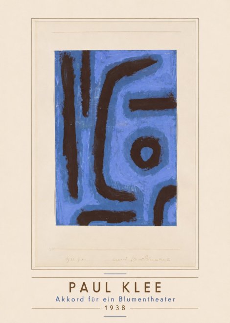 Paul Klee Akkord Für Ein Blumentheater No3 - Poster