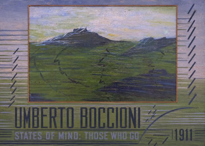 Umberto Boccioni States of Mind: Those Who Go No3 - Poster