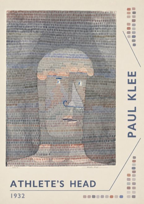 Paul Klee Athlete's Head No6 - Poster