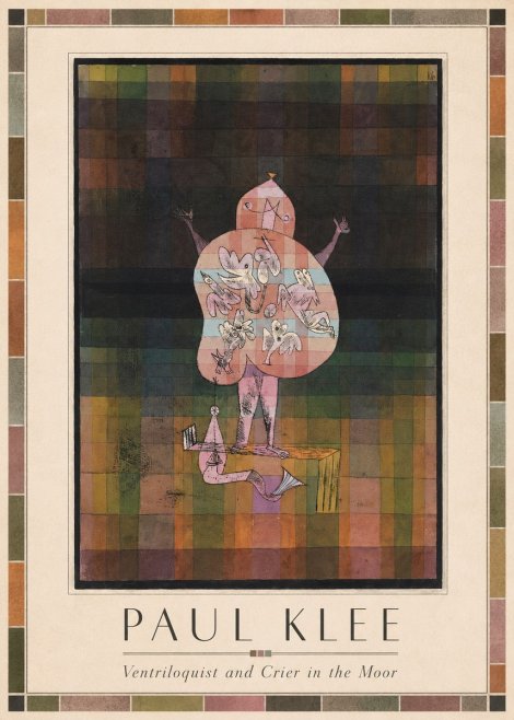 Paul Klee Ventriloquist and Crier in the Moor No1 - Poster