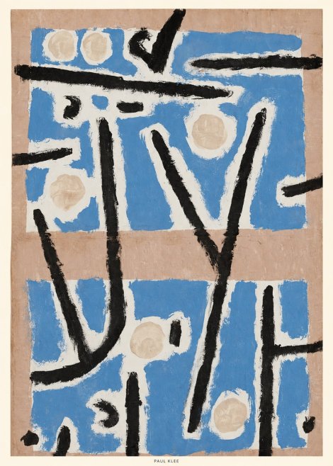Paul Klee Abstract Geometric Composition No6 - Poster