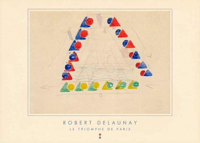 Robert Delaunay Le Triomphe De Paris II No5 - Poster
