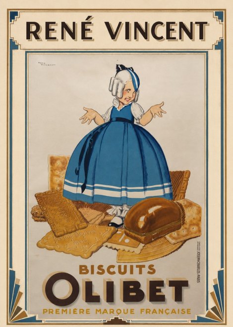 René Vincent Biscuits Olibet No1 - Poster