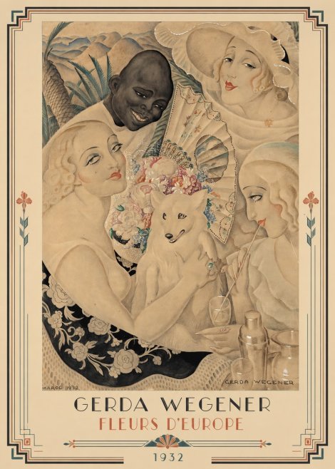 Gerda Wegener Fleurs D'europe No1 - Poster