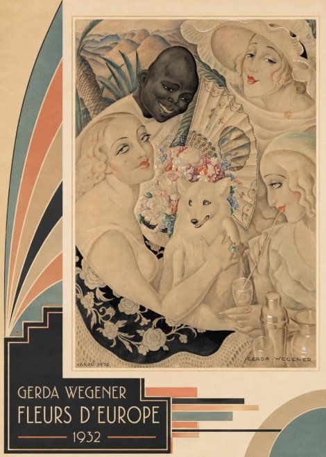 Gerda Wegener Fleurs D'europe No2 - Poster