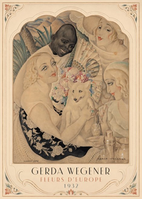Gerda Wegener Fleurs D'europe No3 - Poster