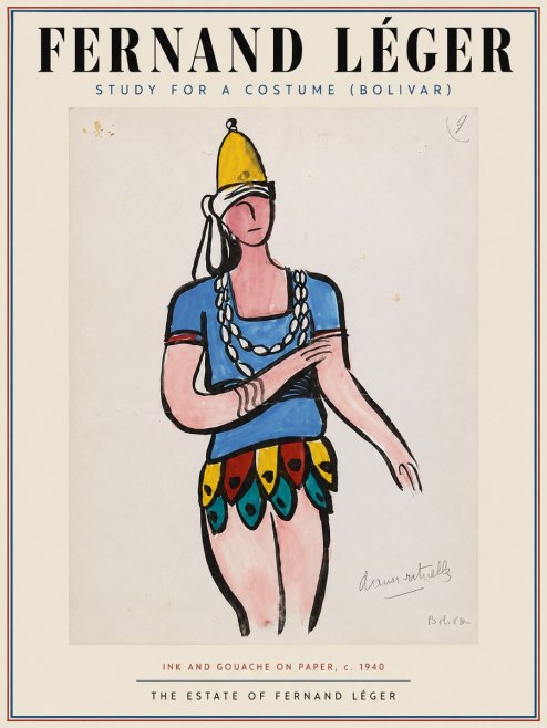 Fernand Léger Danse Rituelle No3 - Poster
