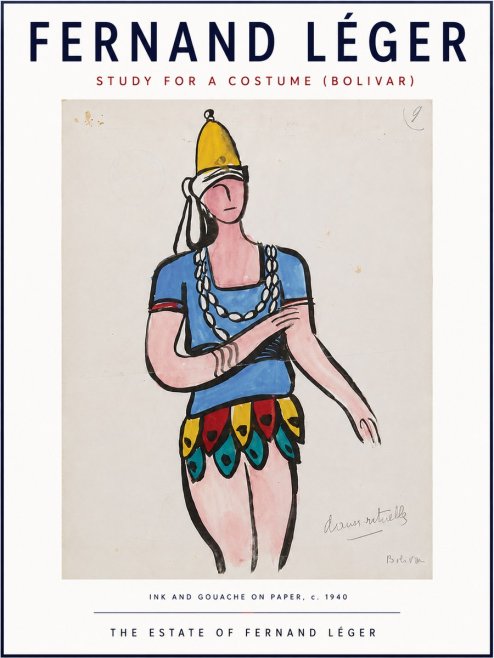 Fernand Léger Danse Rituelle No4 - Poster