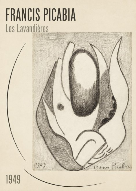 Francis Picabia Les Lavandières No2 - Poster