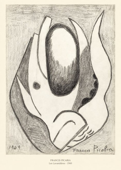 Francis Picabia Les Lavandières No5 - Poster