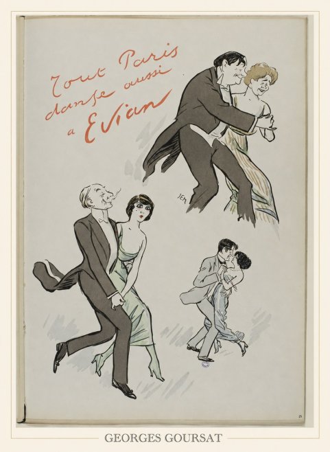 Georges Goursat Tout Paris Danse Aussi À Evian No6 - Poster