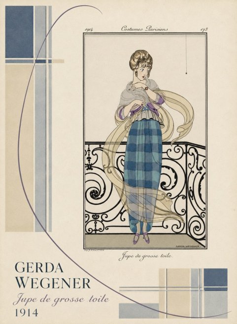 Gerda Wegener Jupe De Grosse Toile No4 - Poster