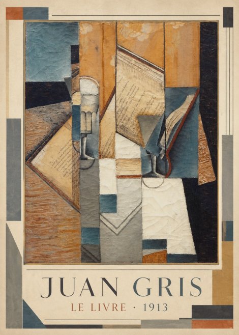 Juan Gris Le Livre No1 - Poster