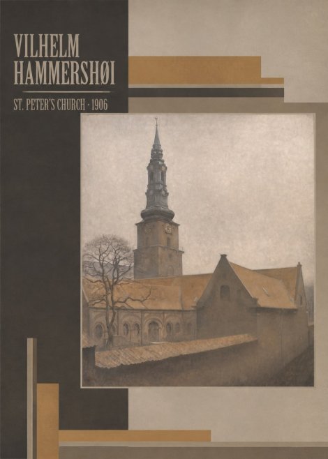 Vilhelm Hammershøi St. Peter's Church No4 - Poster