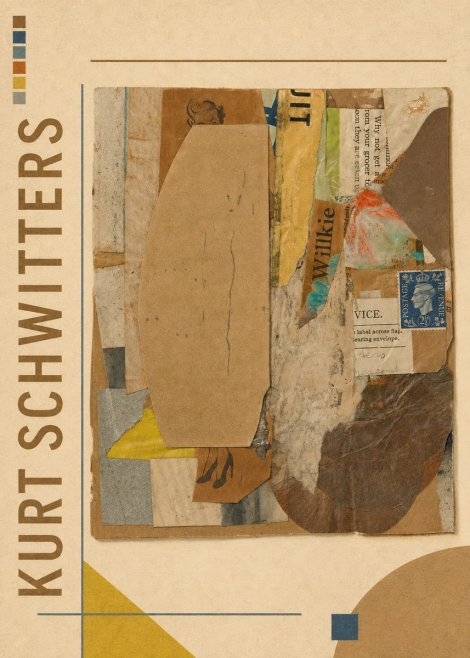 Kurt Schwitters Abstract Merz Collage No1 - Poster