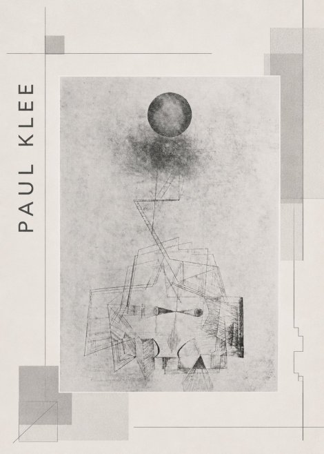 Paul Klee Abstract Study with Sphere and Ladder No2 - Poster