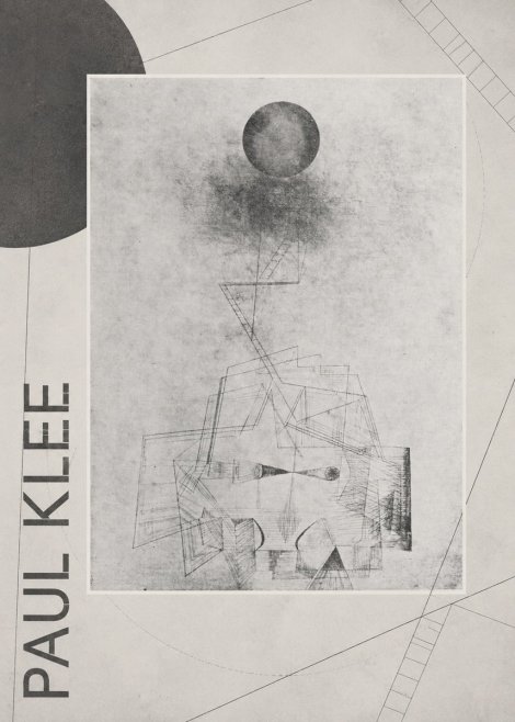 Paul Klee Abstract Study with Sphere and Ladder No6 - Poster