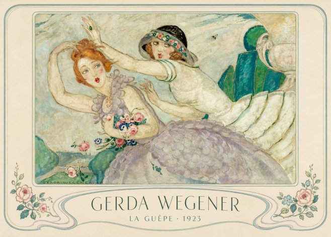 Gerda Wegener La Guêpe No3 - Poster