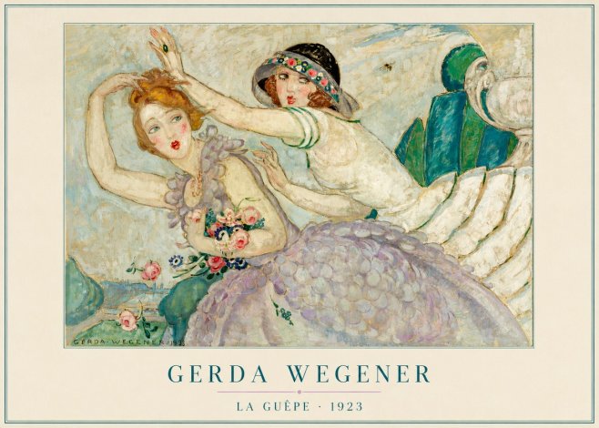 Gerda Wegener La Guêpe No5 - Poster