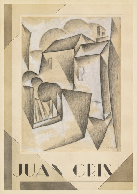 Juan Gris Houses in Paris No1 - Poster