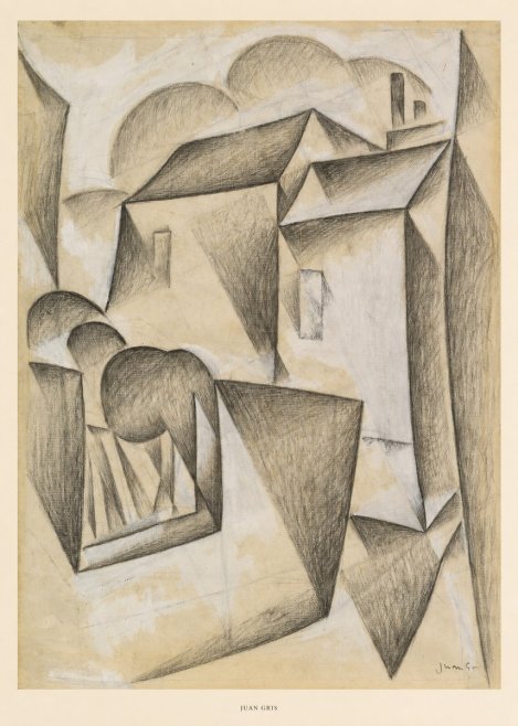 Juan Gris Houses in Paris No5 - Poster