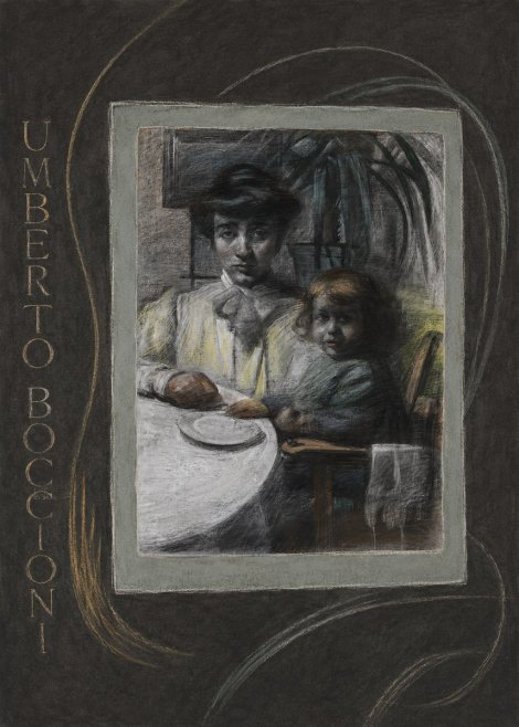 Umberto Boccioni Mother and Sister No3 - Poster