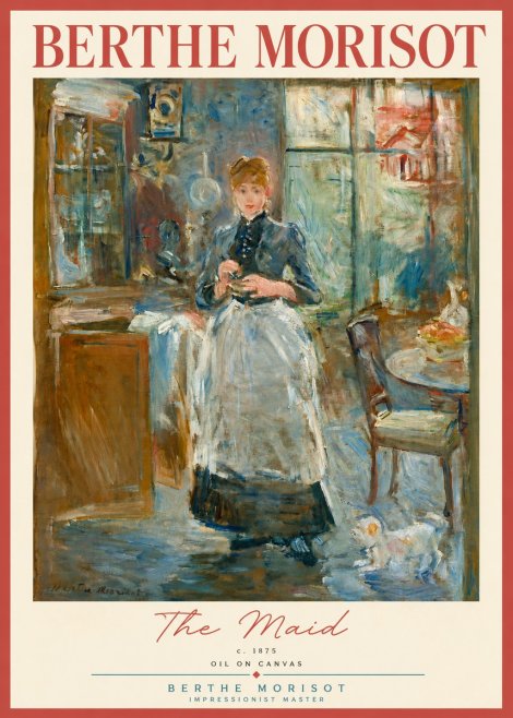 Berthe Morisot The Maid No3 - Poster