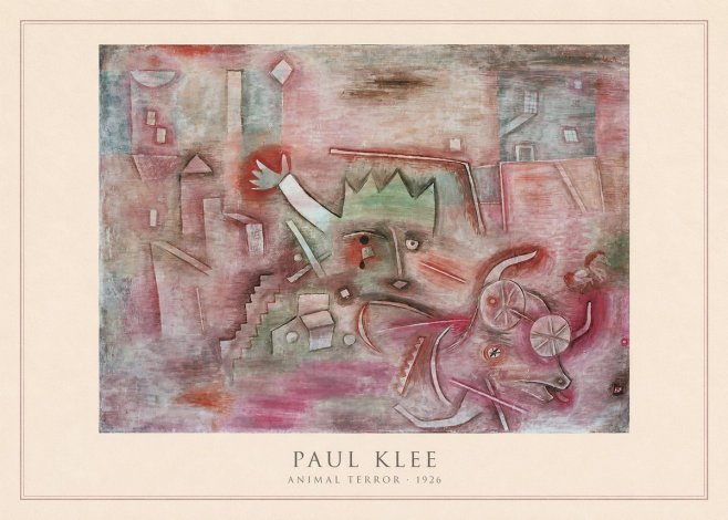 Paul Klee Animal Terror No4 - Poster