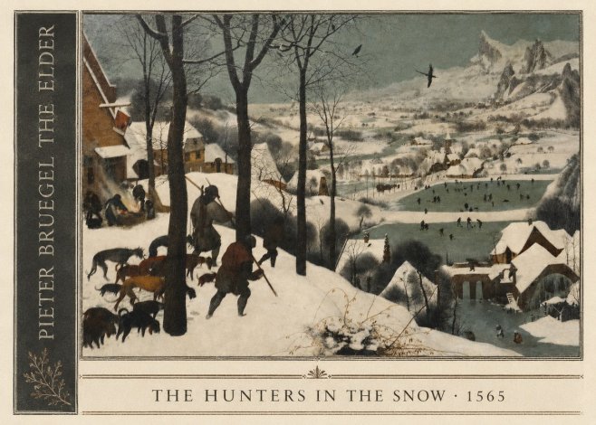 Pieter Bruegel The Hunters in the Snow II No2 - Poster