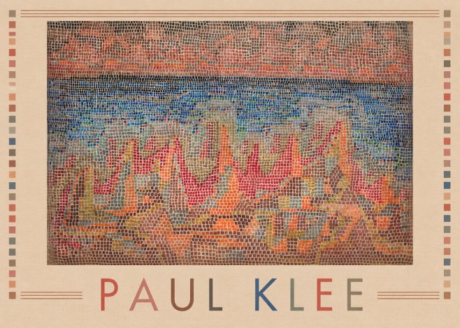 Paul Klee Abstract Gridded Composition No1 - Poster