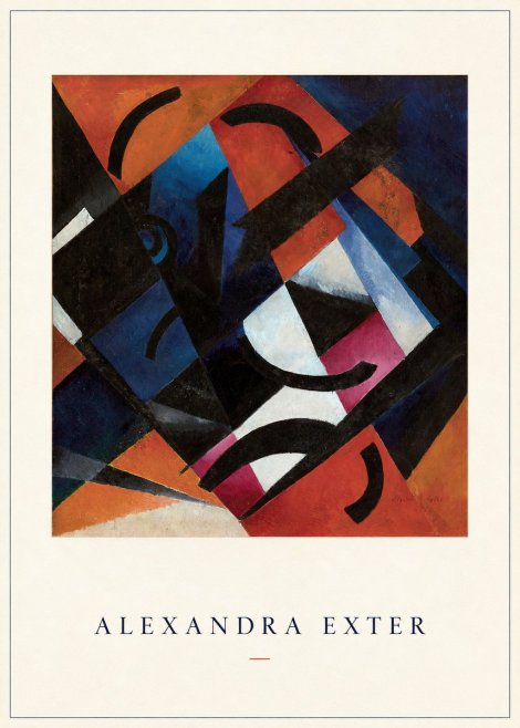 Alexandra Exter Abstract Composition No4 - Poster