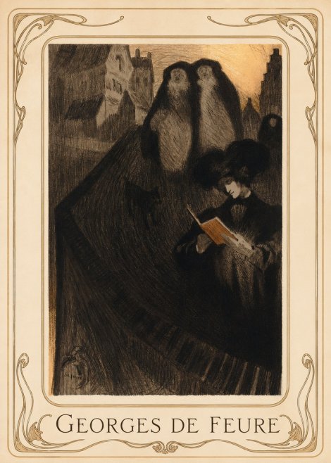 Georges de Feure La Liseuse No1 - Poster