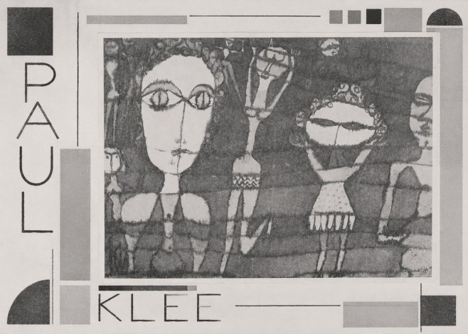 Paul Klee Specter of a Genius No2 - Poster