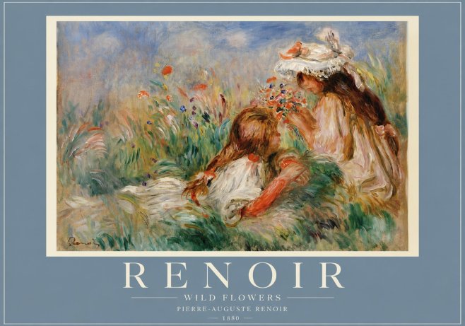 Renoir Wild Flowers No3 - Poster