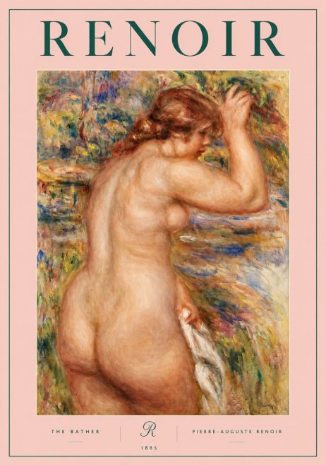 Renoir Bather No5 - Poster