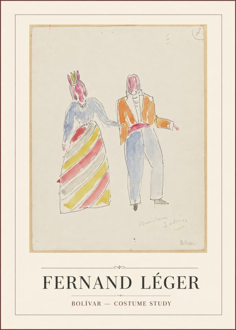 Fernand Léger Montagnes Indiennes No5 - Poster