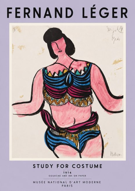 Fernand Léger Bolivian No4 - Poster