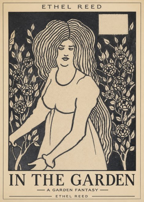 Ethel Reed In the Garden No1 - Poster