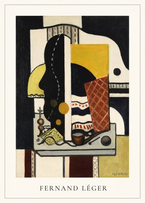 Fernand Léger Composition Au Profil No3 - Poster