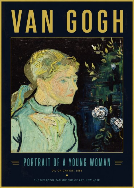 Van Gogh Portrait of a Young Woman No2 - Poster