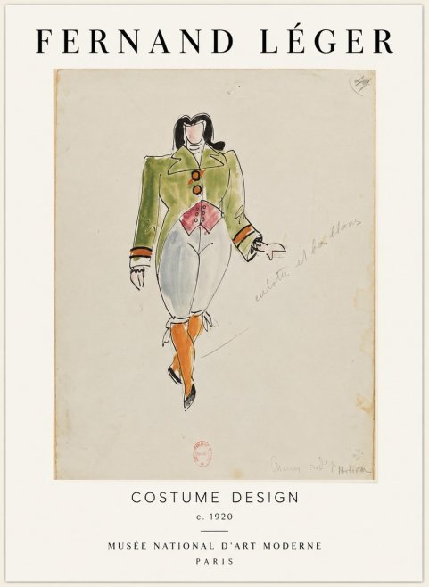 Fernand Léger Costume Design II No1 - Poster
