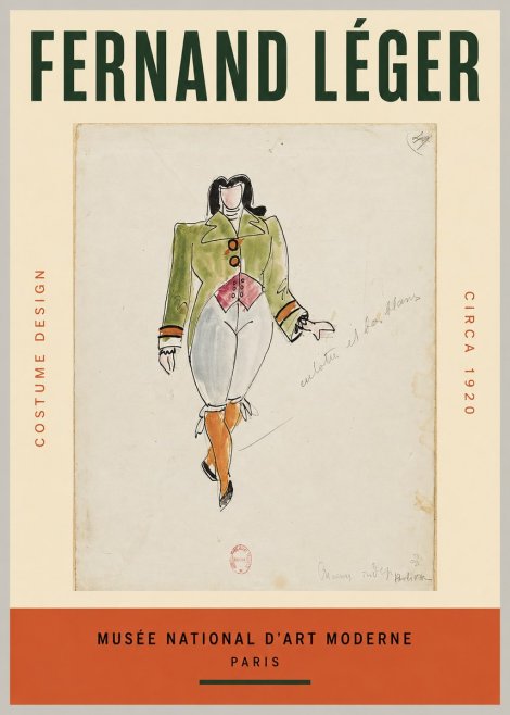 Fernand Léger Costume Design II No2 - Poster