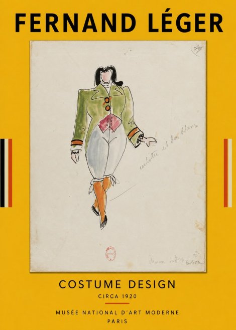 Fernand Léger Costume Design II No3 - Poster